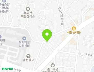 강원특별자치도 춘천시 향교옆길 14-1 (교동) 지도