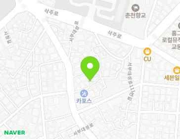 강원특별자치도 춘천시 서부대성로101번길 5 (교동) 지도