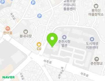 강원특별자치도 춘천시 삭주로 3-1 (교동) 지도