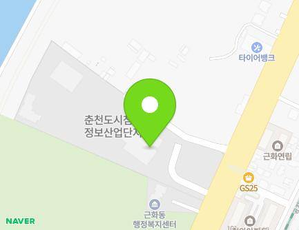 강원특별자치도 춘천시 영서로 2491 (근화동) 지도