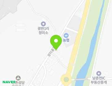 강원특별자치도 춘천시 남산면 장터골길 26 지도