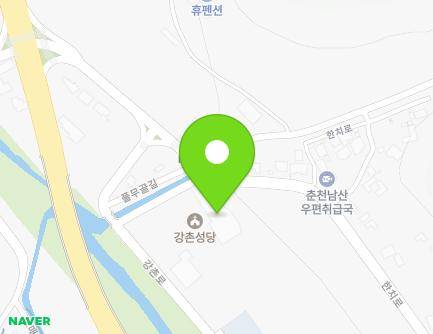 강원특별자치도 춘천시 남산면 한치로 28 (강촌성당) 지도