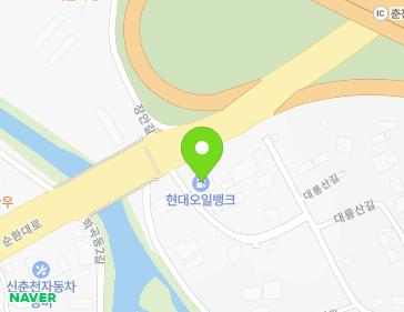 강원특별자치도 춘천시 동내면 순환대로 660 지도