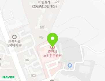 강원특별자치도 춘천시 동면 세실로 252 지도
