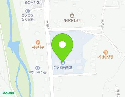 강원특별자치도 춘천시 동면 가산로 52 (가산초등학교) 지도