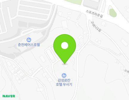 강원특별자치도 춘천시 구마니길 20 (삼천동) 지도