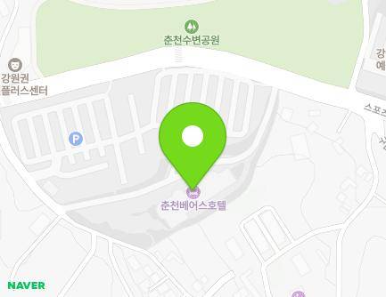 강원특별자치도 춘천시 스포츠타운길 376 (삼천동, 춘천베어스타운관광호텔) 지도