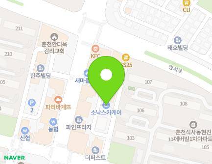 강원특별자치도 춘천시 퇴계농공로 17 (석사동) 지도