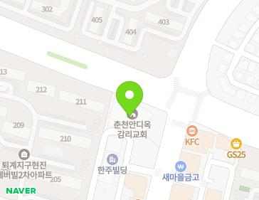 강원특별자치도 춘천시 퇴계농공로 4 (석사동) 지도