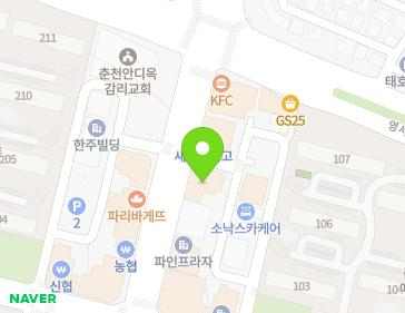 강원특별자치도 춘천시 퇴계농공로 11 (석사동) 지도