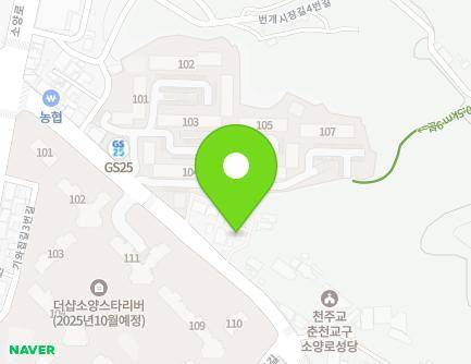 강원특별자치도 춘천시 모수물길 48-5 (소양로2가) 지도