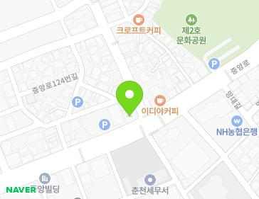 강원특별자치도 춘천시 중앙로 116 (소양로4가) 지도