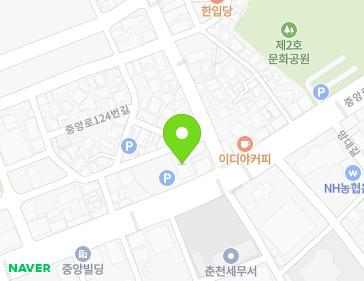 강원특별자치도 춘천시 중앙로 118 (소양로4가) 지도