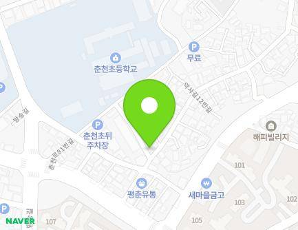 강원특별자치도 춘천시 망대길 56 (약사동) 지도