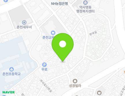 강원특별자치도 춘천시 망대길 36-3 (약사동) 지도