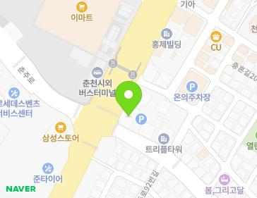 강원특별자치도 춘천시 경춘로 2342 (온의동, 농협중앙회) 지도