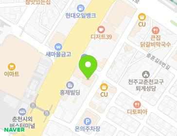 강원특별자치도 춘천시 영서로2279번길 20 (온의동) 지도