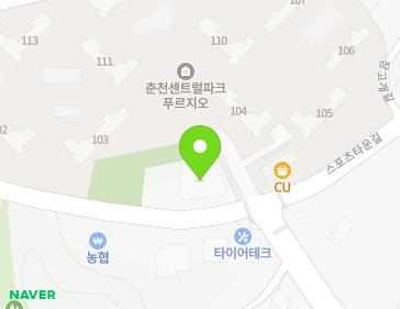 강원특별자치도 춘천시 스포츠타운길 495 (온의동) 지도