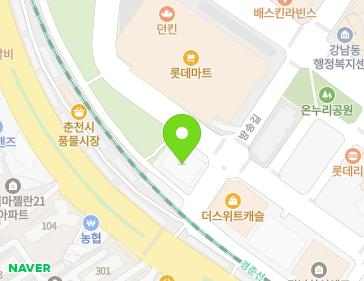 강원특별자치도 춘천시 춘천로17번길 37 (온의동) 지도
