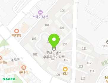 강원특별자치도 춘천시 충열로 29 (우두동, 롯데인벤스아파트) 지도