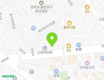 강원특별자치도 춘천시 춘천로 171 (운교동) 지도