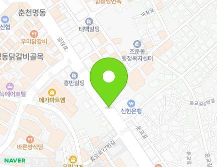 강원특별자치도 춘천시 금강로 지하79-2 (조양동, 마19) 지도