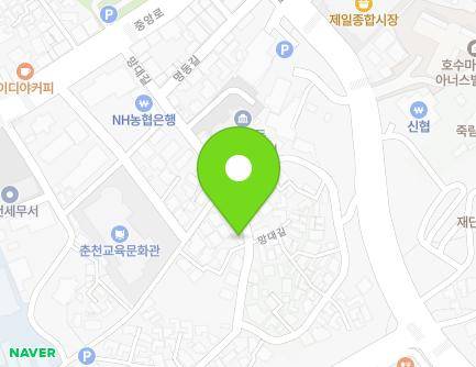 강원특별자치도 춘천시 망대길 22 (죽림동) 지도