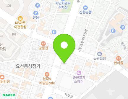 강원특별자치도 춘천시 중앙로 23 (중앙로1가, 강원일보사) 지도