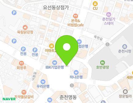 강원특별자치도 춘천시 중앙로 지하45-2 (중앙로1가, 다57) 지도