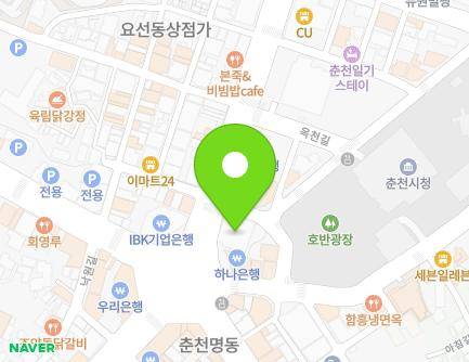 강원특별자치도 춘천시 중앙로 지하45 (중앙로1가, 다59) 지도