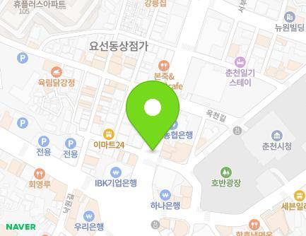 강원특별자치도 춘천시 중앙로 지하41-2 (중앙로1가, 다68) 지도
