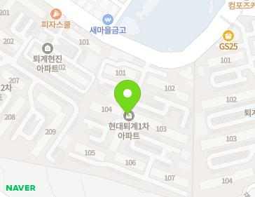 강원특별자치도 춘천시 춘주로 162 (퇴계동, 퇴계현대1차아파트) 지도