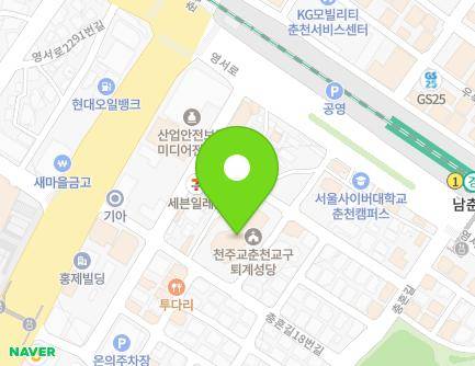 강원특별자치도 춘천시 충혼길18번길 14 (퇴계동, 퇴계동성당) 지도