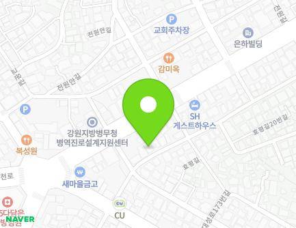 강원특별자치도 춘천시 효평길 9-1 (효자동) 지도