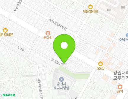 강원특별자치도 춘천시 효자로150번길 46 (효자동) 지도