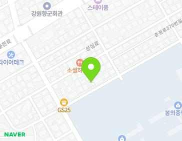 강원특별자치도 춘천시 춘천로296번길 62 (효자동) 지도