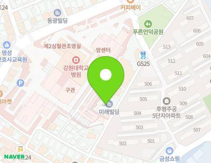 강원특별자치도 춘천시 서부대성로239번길 21 (효자동) 지도