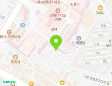 강원특별자치도 춘천시 서부대성로227번길 15-18 (효자동) 지도
