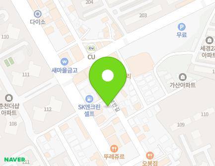 강원특별자치도 춘천시 보안길 57 (후평동, 부안연립) 지도