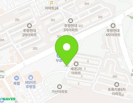 강원특별자치도 춘천시 후석로326번길 36-12 (후평동, 세경2차아파트상가) 지도
