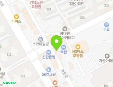 강원특별자치도 춘천시 보안길 64-1 (후평동) 지도