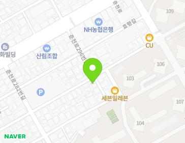 강원특별자치도 춘천시 춘천로310번길 25 (후평동) 지도