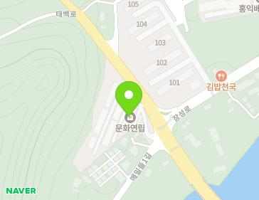 강원특별자치도 태백시 태백로 2016 (장성동, 장성문화연립주택) 지도