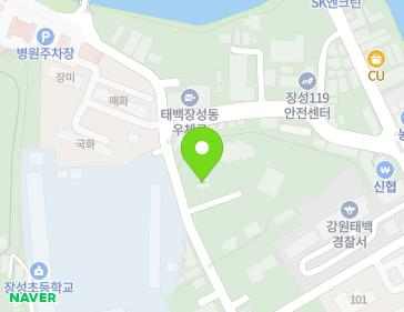 강원특별자치도 태백시 보드미길 31 (장성동, 장성중앙교회) 지도