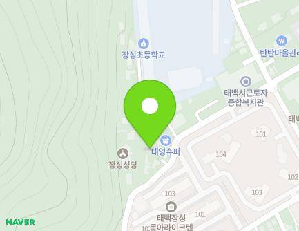 강원특별자치도 태백시 장성1길 78-5 (장성동, 천사유치원) 지도