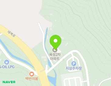 강원특별자치도 태백시 굴거랑길 10 (화전동, 육성2차임대아파트) 지도