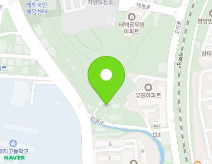 강원특별자치도 태백시 번영로 192-3 (황지동) 지도