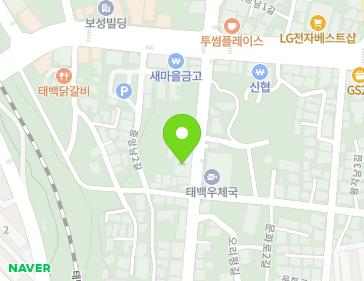 강원특별자치도 태백시 황지로 131 (황지동) 지도