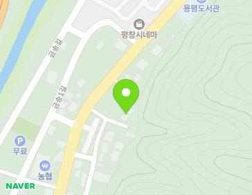 강원특별자치도 평창군 용평면 경강로 1682-4 (장평연립) 지도