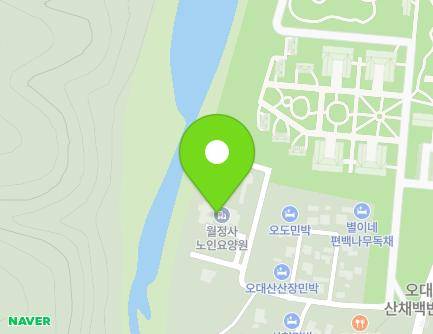 강원특별자치도 평창군 진부면 오대산3길 58 (월정사노인전문요양원) 지도